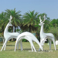 Animal Stainless Steel Geometric Sculpture